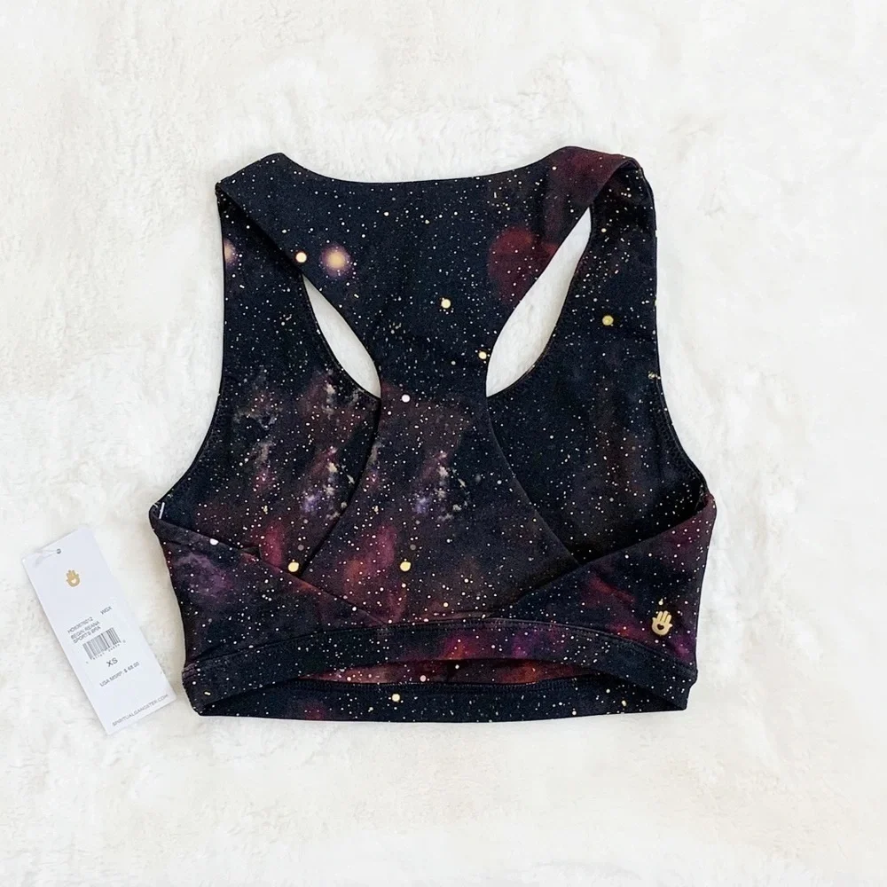 NWT Spiritual Gangster Begin Galaxy Sports Bra XS